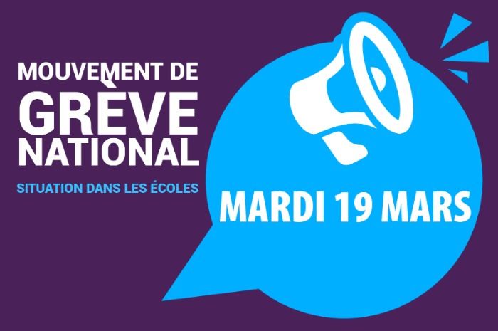 Grève le 19 mars !